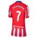 Atletico Madrid Antoine Griezmann #7 Dámské Domácí Dres 2024-25 Krátkým Rukávem